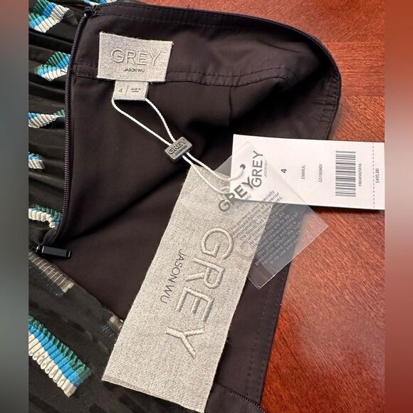 Grey Jason Wu A-line pleated skirt size 4 NWT$495 - Picture 7 of 7